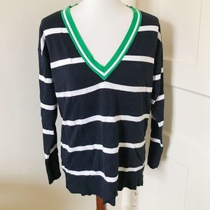 3/$30 NWOT 41 Hawthorn Stitch Fix Striped V Neck Sz M